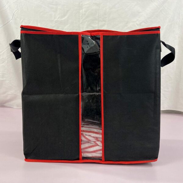 Folding Storage Bag Cloth Organizer for Wardrobe - Double Zip - 100GSM High Quality