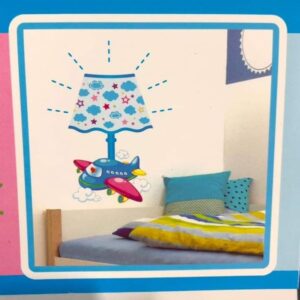 Kids Room LED Lights Sticker 3D Embellishment Art Lamp Shape Attractive For Wall Decor