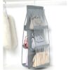 6 Pockets Anti-Dust Hanging Purse Organizer Bag