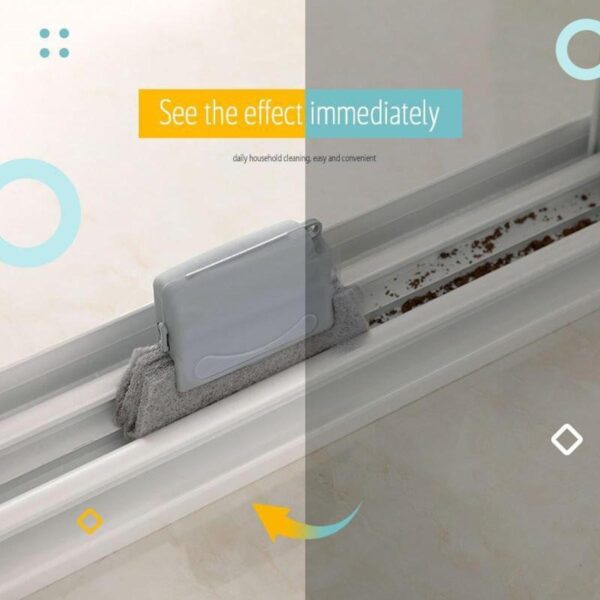Creative Groove Cleaning Brush | Quickly Clean All Windows Corners & Gaps