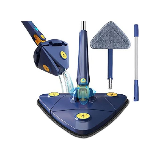 360° Rotatable Flat Mop Triangular Shape- Self-squeezing