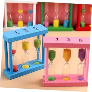 Wooden Sand Clock Timer Colorful Sand Random Color