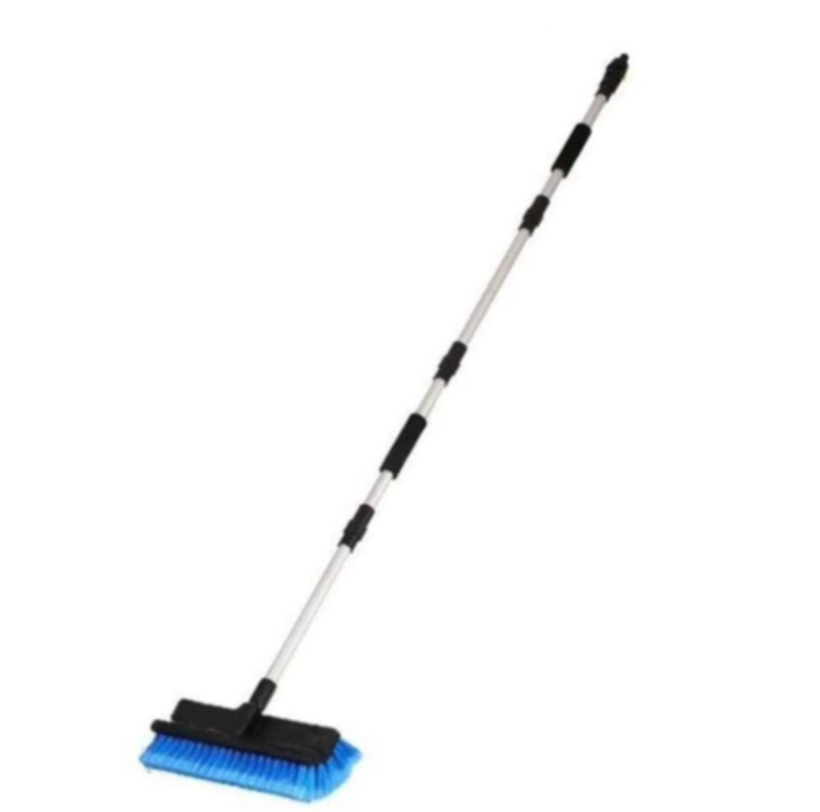 Imported Solar Cleaning Brushes 12 Feet Solar Panel Telescopic Wash Brush With Water Switch