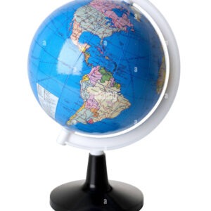 World Globe for Kids 3D Three-Dimensional Relief Desk Decorative with Stand