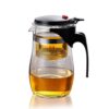 Elegant Glass Teapot with Infuser - High-Temperature Resistant, Thick Design