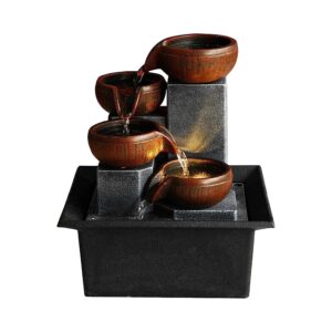 Tabletop Water Fountain for Table Desk Office Home Decor