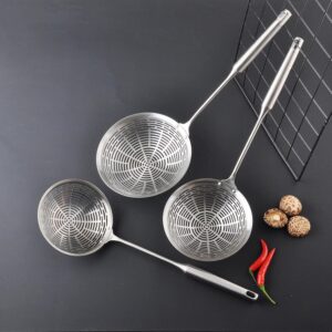 Stainless Steel Oil Skimmer Jhara for Deep Frying Heavy Duty