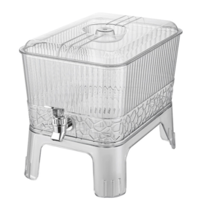 Luxury Acrylic Beverage Dispenser 3.5L with 4 Glasses